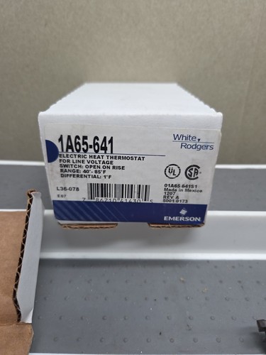 TOTALMENTE NUEVO Termostato de Calor Eléctrico White-Rodgers 1A65-641 Voltaje de Línea - Imagen 2 de 5