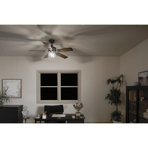 Kichler Lighting 310239DBK Lyndon Indoor Ceiling Fan Distressed Black - Picture 11 of 11