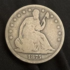 1875-CC Seated Liberty Half Dollar — photo from another recent sale