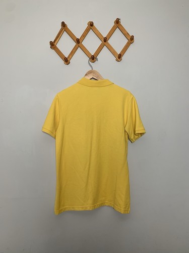 Psycho Bunny Men's Classic Pique Polo Shirt Pima Yellow Short Sleeve Size L/6 - Picture 2 of 7
