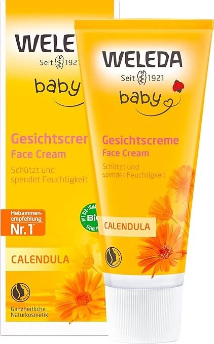 Bio Baby Calendula Gesichtscreme - Naturkosmetik Feuchtigkeitscreme 50ml - Bild 3 von 3