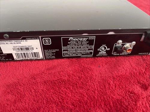 PIONEER ELITE PURE CINEMA DVD PLAYER DV-48AV SACD CD With No Remote - Picture 21 of 23