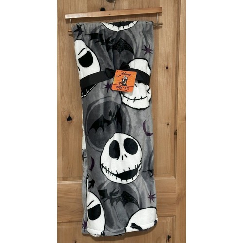 Disney Nightmare Before Christmas Jack Skellington Plush Throw Blanket