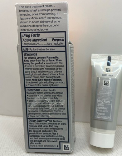 Neutrogena Acne Eliminating Gel - 0.5oz Rapid Clear Acid Treatment Salicylic NIB - Picture 5 of 11