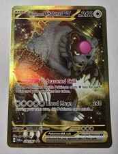 Pokémon TCG Bloodmoon Ursaluna EX Twilight Masquerade 222/167 Hyper Rare Gold NM