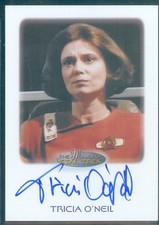Star Trek Women of 50th Anniversary  Tricia O'Neil   Autograph Card