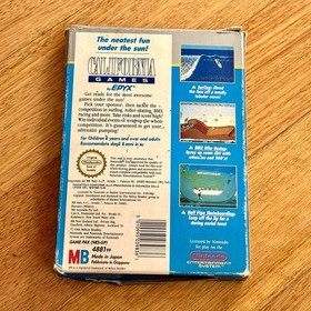 California Games Complete Nintendo NES FAME PAL