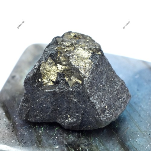 Raw Golden Rough Natural 27.40 Carat Pyrite Crystal Loose Gemstone CERTIFIED - Picture 3 of 7