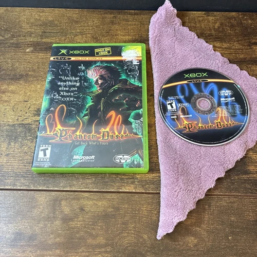 Phantom Dust (Microsoft Xbox, 2005) Game & Case MAJESCO TESTED