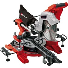 Einhell 2100W 254mm Sliding Mitre Saw Double Bevel Laser Cut Tool Unit DIY Home