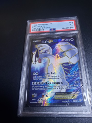 PSA 1  LUGIA EX  XY ANCIENT ORIGINS #94 FA ANCIENT ORIGINS - Picture 1 of 2