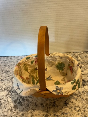 Longaberger ovaler Korb mit botonischem Feldeinsatz - Bild 3 von 6