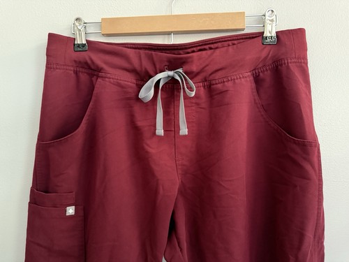 Pantalones Médicos FIGS Technical Collection en Borgoña para Mujer Talla L Pierna Recta - Imagen 2 de 9