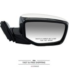 White Side Mirror Passenger For Honda Accord Sedan 2008-2012 Heated Foldaway RH