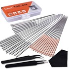 33 szt. Zestaw narzędzi do czyszczenia dyszy drukarki 3D 30 szt. 0,15 mm, 0,25 mm, 0,35 mm, 0,4 mm