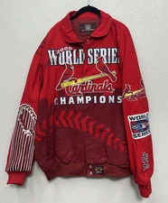 St. Louis Cardinals JH Design 2006 World Series Champions Red Jacket Adult XL