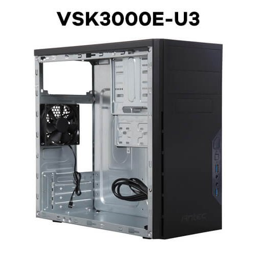 ANTEC VSK3000B-U3 PC Computer Case without a doubt Mini TOWER mini ATX - Picture 4 of 5