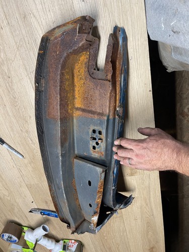 1968 GTX CORONET SATELLITE DRIVER LEFT DOOR JAM PATCH PIECE B-BODY OEM PARTS 68 - Picture 7 of 14