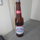 Vtg Inflatable Blow-Up Plastic Budweiser Bud Beer Bottle 30" King Of Inflatable