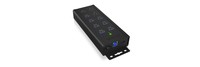 ICY BOX IB-HUB1703-QC3 USB 3.2 Gen 1 (3.1 1) Type-B Type-A 5000 Mbit/s Schwa ~D~