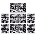  10 Sheets Self Adhesive Letters Stick on Numbers Alphabet Stickers