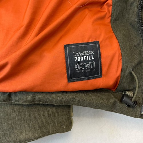 Giubbotto piumino uomo oliva Marmot 700 imbottitura con cappuccio taglia grande cappotto invernale caldo - Foto 4 di 12