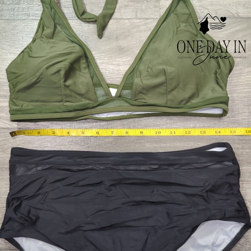 CharmLeaks High Waist Neckholder Bikini Badeanzug Größe XL - Bild 2 von 4