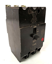 General Electric TEY315 3 Pole 15 Amp 277/480 Vac Circuit Breaker FAST SHIPPING!