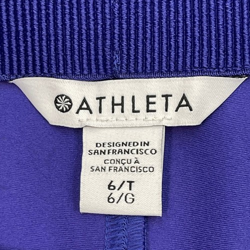 Athleta Glacier Schnee Skinny Hose Gr. 6 HOCH neu 179 $ edelblau lila tailliert - Bild 6 von 12