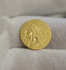 1909 US $5 Indian Gold Piece XF+ Details (Cleaned)
