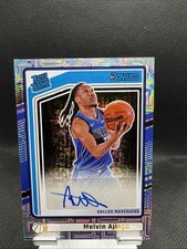 2024-25 Panini Donruss - Rated Rookie Signatures Melvin Ajinca #283 Choice (RC)