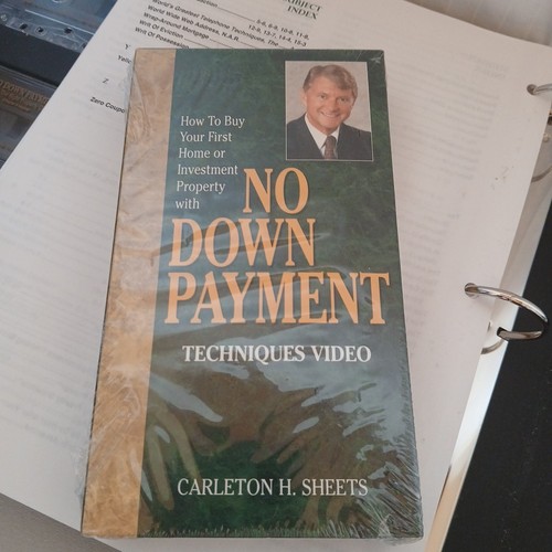 Carleton H Sheets No Down Payment Real Estate Course Book, VHS, 12 Tape Cassette - Picture 9 of 11