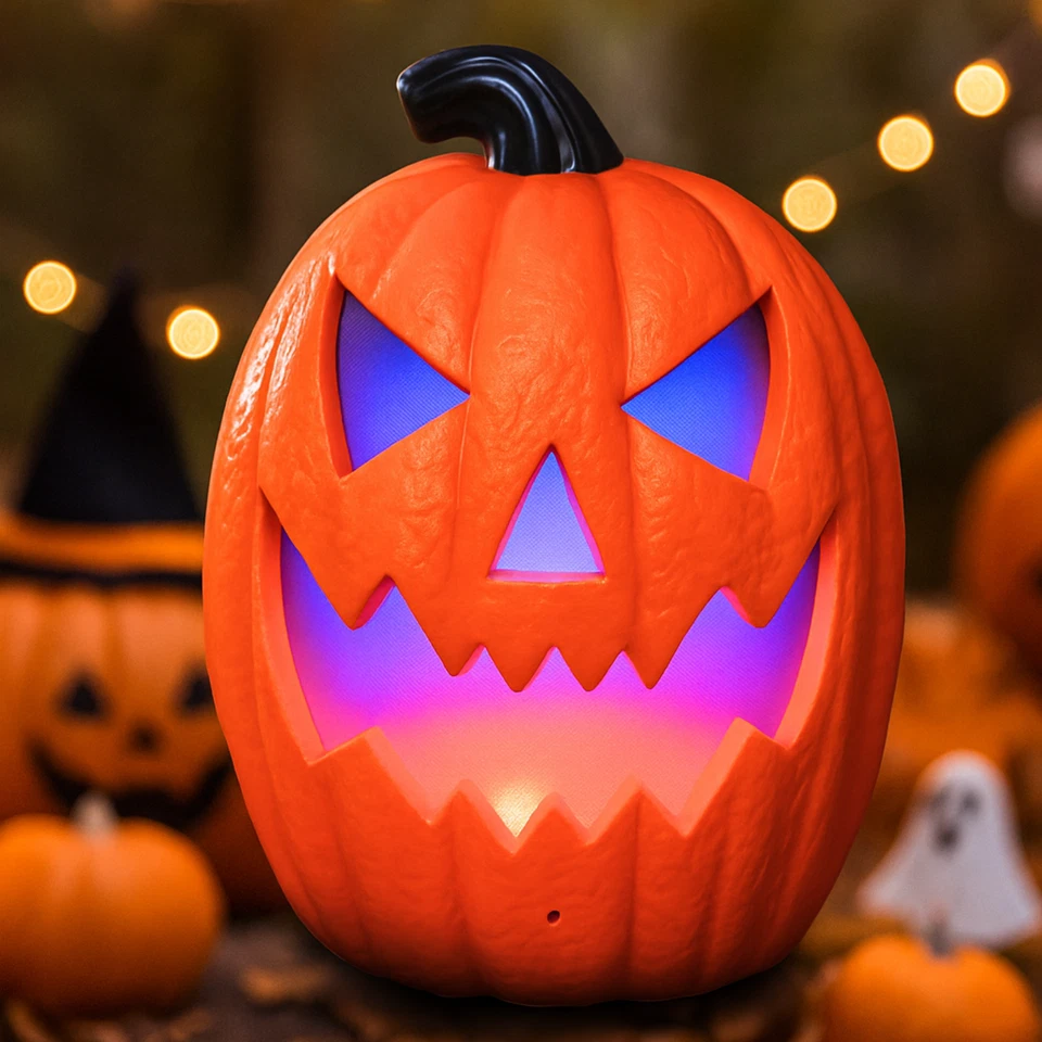Calabaza LED iN Halloween - Decoración Halloween - Cambio de color - Sonido espeluznante Foto 4 de 4
