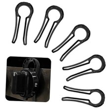 Gas Stove Knob Lock, Baby Proof Oven Knobs Covers Lock for Child Safety Black
