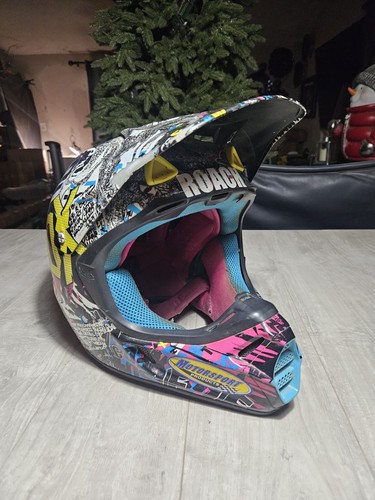 💥Vintage Fox Racing V3 Pilot Motocross Helmet Mediun - Bild 4 von 13