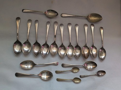 Lote mixto de cucharas vintage chapadas en plata colección - antiguas - Imagen 2 de 24
