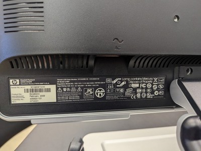 HP w1907 19-inch Widescreen LCD Monitor 882780774636| eBay