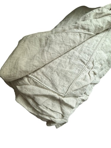 Copripiumino Simple & Opulence 100% lino/marrone/colore naturale king size - Foto 6 di 9