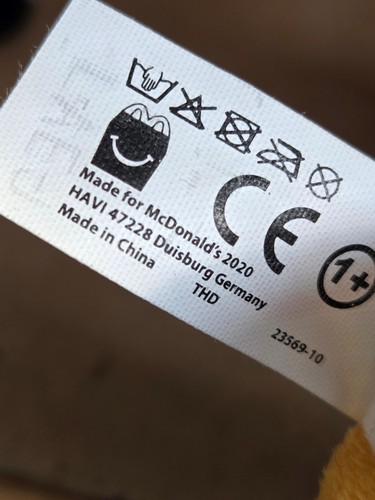 Mc Donalds Plüsch zur Auswahl 2000-2023 Ty Tigger Muppets Digimon Stofftier - Bild 13 von 64