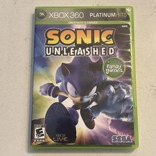 Sonic Unleashed (Microsoft Xbox 360, 2008) Platinum Hits - Complete w/ Manual