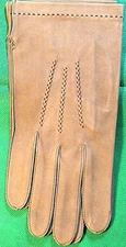 Pair of Men's Leather Gloves - Daniel Hays - Size 10.5 - Swede - #S1085