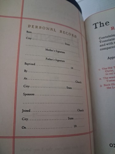 Holy Bible Concordance Illustrated Red Letter Oxford KJV Indexed Humph. Milford - Picture 8 of 21