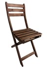 Vintage Belair Folding Hardwood Slatted Patio Chair