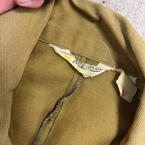 Vintage Key Imperial Denim Jacket Mens Medium Brown 1970s Bass Fishing USA - Picture 5 of 11