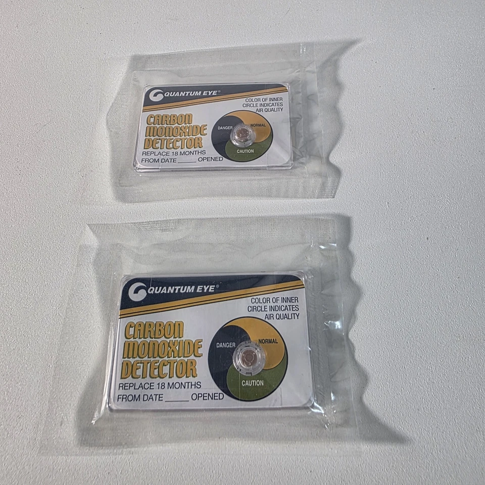 Tarjeta detectora de monóxido de carbono Quantum Eye paquete de 2 Foto 3 de 4