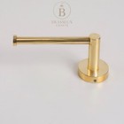 Unlacquered Brass Bathroom Toilet Paper Holder, Solid Brass Toilet Roll Holder