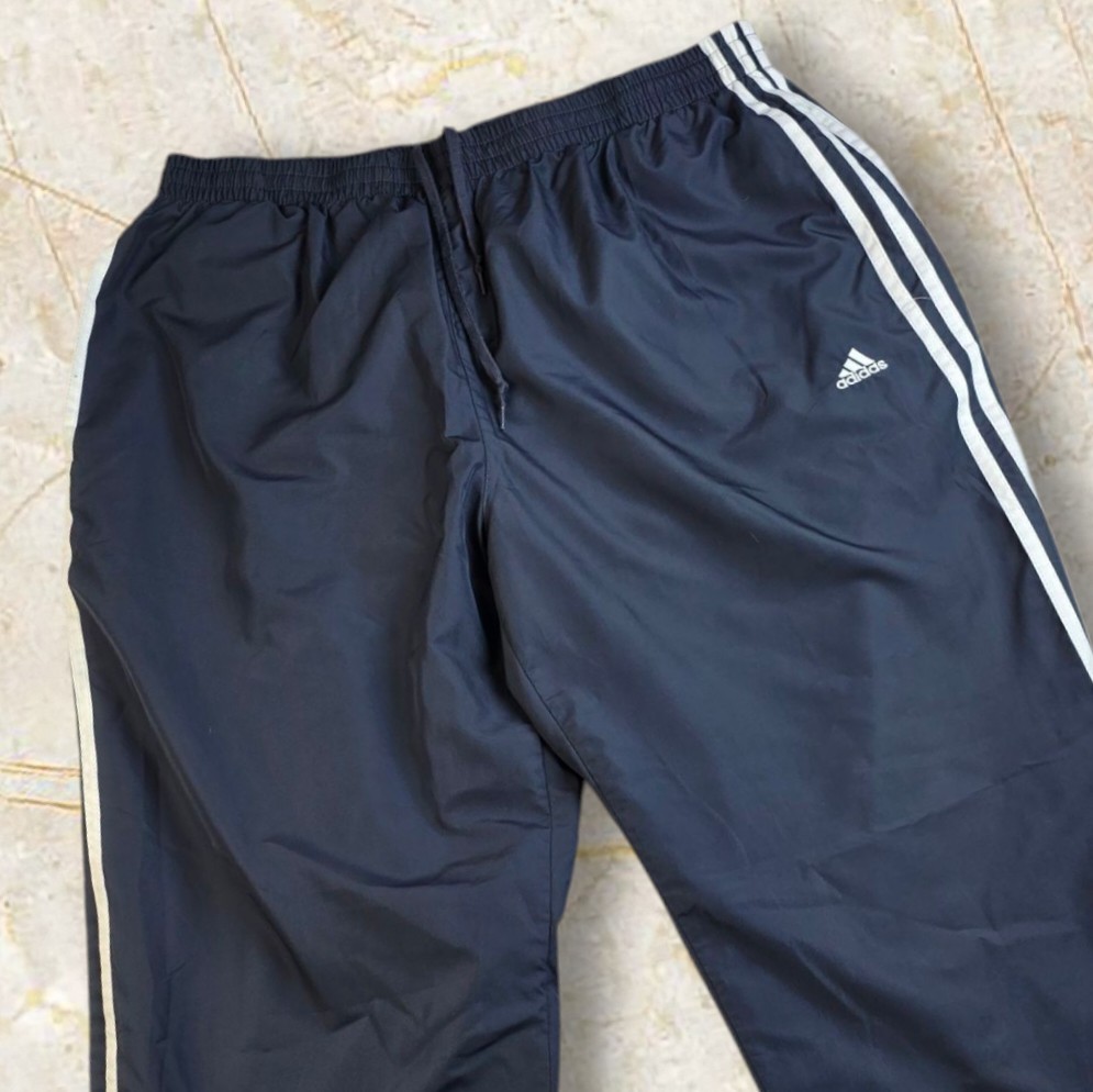 Adidas Track Wind Pants Size XL Mesh Lined Climaproof Zip