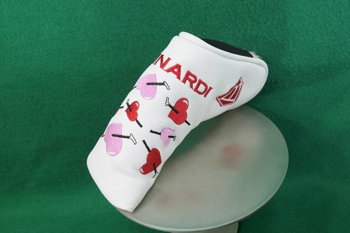 BETTINARDI golf putter headcover Cupid Valentine's Day white / red / pink cover - Picture 2 of 5