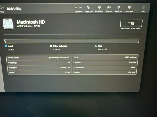 21.5" Apple iMac with Retina 4K Core i3 3.6GHz 8GB RAM 1TB HHD Silver, Good - Picture 9 of 10