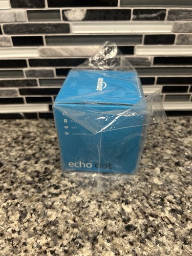 Amazon Echo Dot (3rd Generation) Smart Speaker New SEALED Charcoal Alexa wifi  - Picture 2 of 4